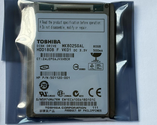 Toshiba mk8025gal 8 - gb, 1,8"