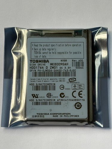 Toshiba mk8009gah 8 - toshiba,